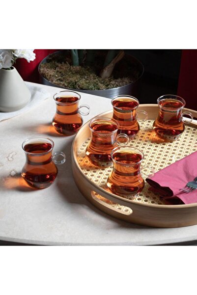 Perotti Dem 6 Lı Borosilikat Çay Bardağı Seti 15529