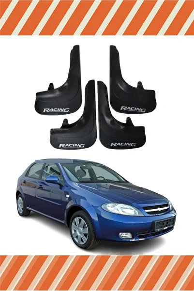 BAVETA Chevrolet Lacetti Hb Racing Written 4-Piece Dust Cover Fender Mud Flap