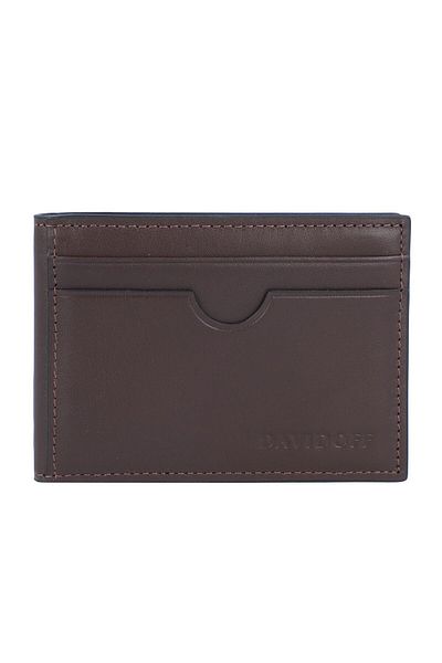 Davidoff Essentials Kreditkartenetui Leder 10 cm