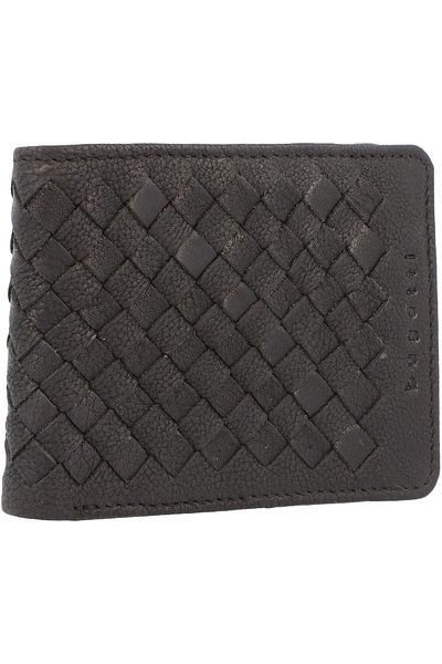 BUGATTI Woven wallet leather 11 cm