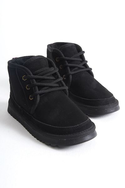 İREM Women's Black Furry Winter Boots Tr001K01A