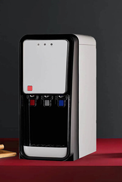 OXYAQUA 12 Litre Kapasiteli Tezgah Üstü 3 Musluklu Sıcak Soğuk ve Normal Su Ç...