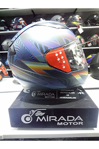 LS2 Rapid 2 Optik Mat Mavi Mor