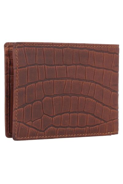 Esquire Croco Geldbörse RFID Schutz Leder 12 cm