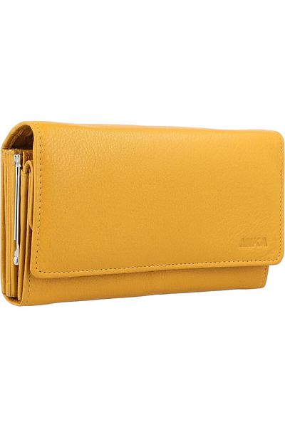 Mika Lederwaren Leather wallet 17 cm