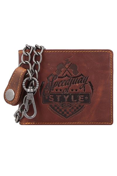 Greenburry Racing Collection Daytona wallet RFID leather 12 cm