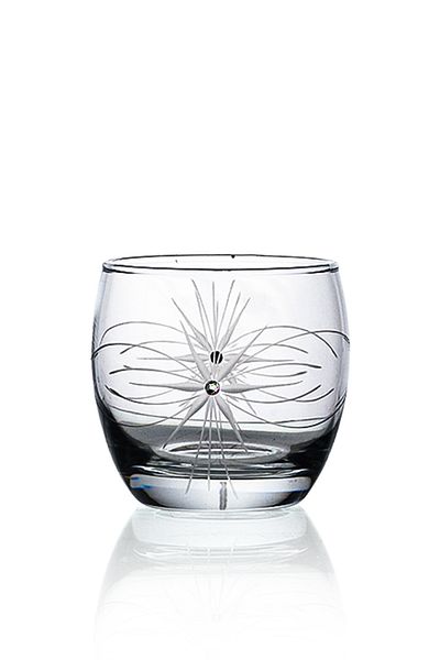 DECOCIA Pudgy 6 Pieces Water and Soft Drink Glass 340cc Mira Patterned
