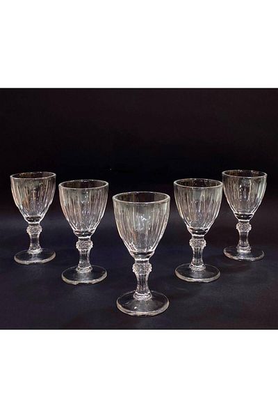 AROW Daisy 6-Piece Coffee Side Soft Drink Glass Tr-4174