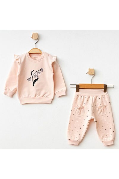 Aziz Bebe 3 Months - 36 Months Baby Floral Patterned Set of 2