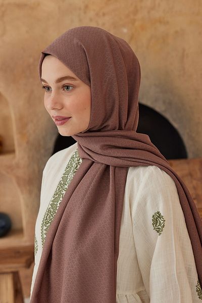 Modakaşmir شال بنمط حلقة من سلسلة الجاكار الناعمة
