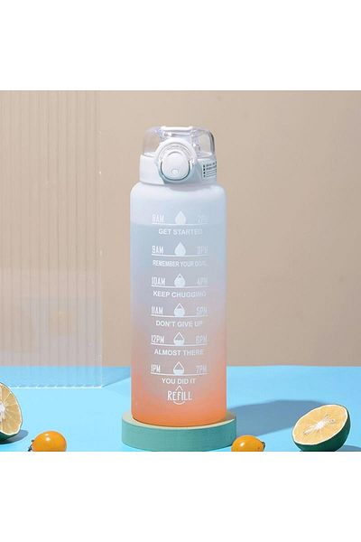 Kapris H2o Fit Tritan Water Bottle White 1 Liter 75567