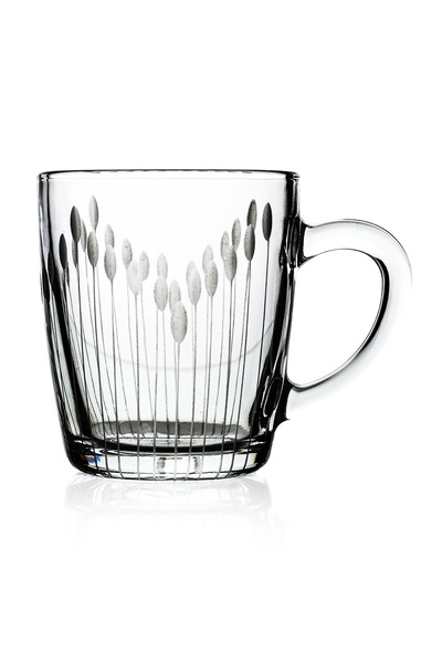 DECOCIA K220 2-Piece Glass Mug 340Cc Vega Patterned