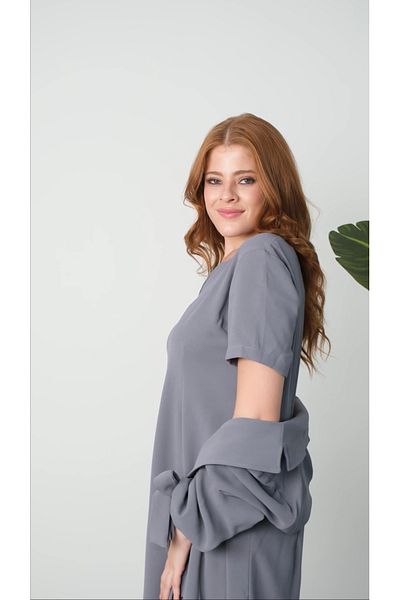 Butik10 Crepe Ferace Suit Please Issue Dimensions!
