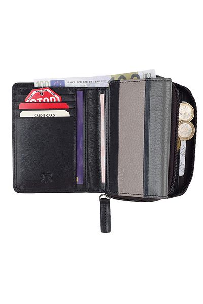 BENCH Wallet RFID leather 10 cm