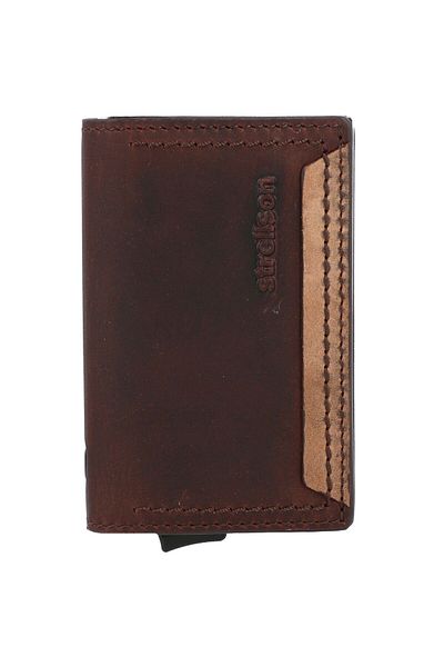 STRELLSON Camden c-one credit card case RFID leather 7 cm
