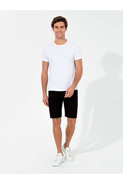 Cacharel Black Comfort Fit Knitted Shorts 50247942-Vr046
