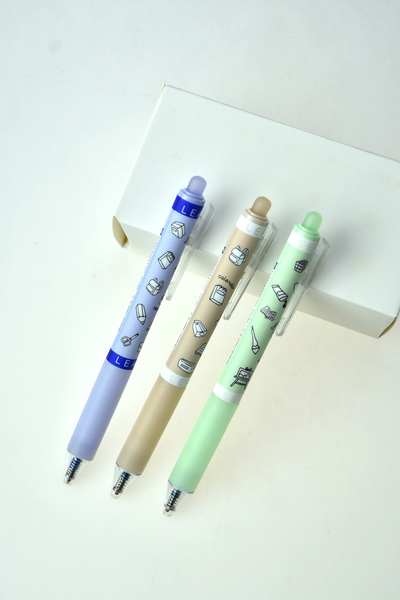 Four Office قلم حبر جاف قابل للمسح - قلم حبر جاف طائر بالحرارة قطعة واحدة