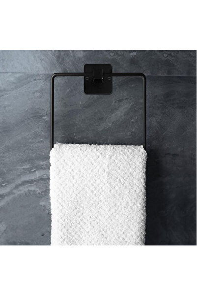 Knitex Vakumlu Siyah Lüx Kare Havluluk 2919