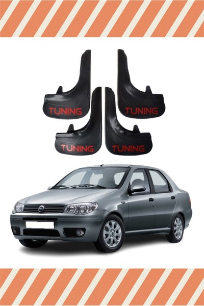 beseturk Fiat Albea Sd All Cases Tuning Written 4-Piece Dust Cover Fender Mud Flap