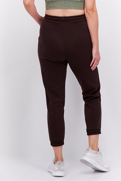 Red Tape Women Regular Fit Embroidered Logo Sweatpants, Brown
