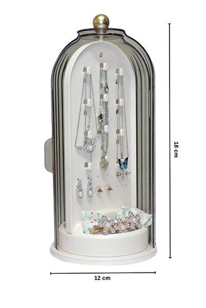 Emofom Stella Jewelry Organizer with 360 Rotatable Stand Bijouterie Jewelry Organizer