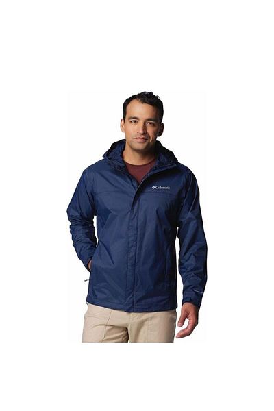 Columbia معطف واق من المطر للرجال مقاوم للماء RM2433-466 أزرق داكن