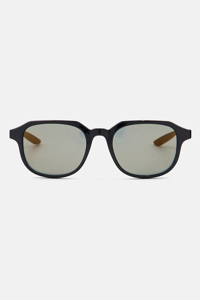 Nike Men Nkdv6958 Square Sunglasses, Shine Black