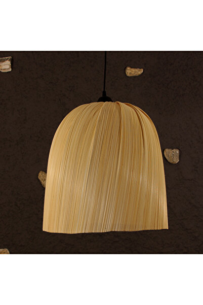 Mylamp Meltem Büyük Boy Bambu Sarkıt Lamba  43x42 cm