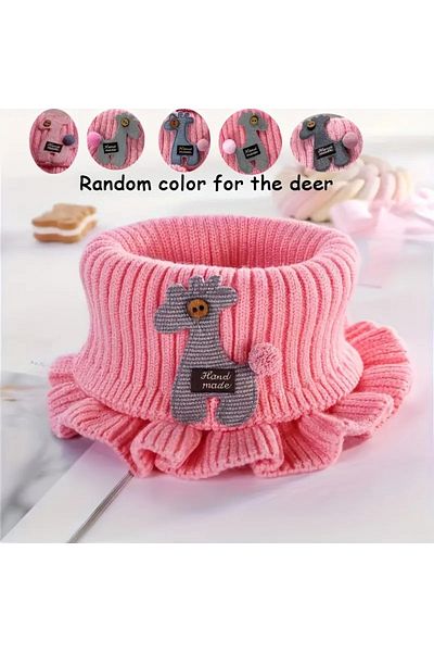 GlassySKY 3-14 Years Knitted Neck Collar - Soft and Warm Winter