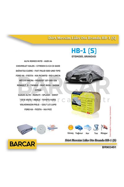 Leader Four Seasons Luxury Car Tarpaulin Hb-1 (S)