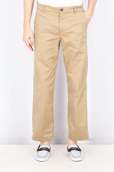 Selected Homme Men Regular Fit Solid Chino Pant, Chinchilla