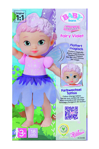 BABY born كتاب قصصي جنية بنفسجية 18 سم