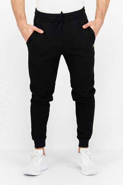 Lyle & Scott Men Regular Fit Brand Logo Jogger Pant, Black
