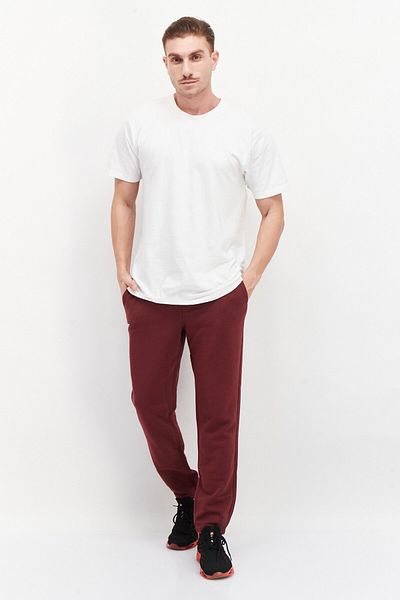 Fourlaps Men Slim Fit Training Sweatpants, Maroon