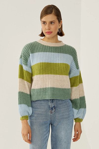 Hiccup Pulover din tricotaj cu dungi Relaxed Fit