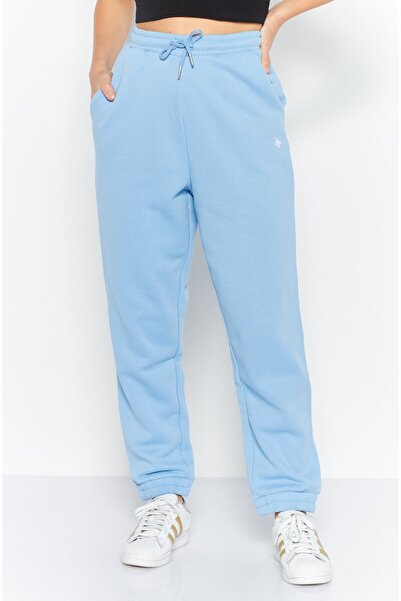 Red Tape بنطلون رياضي نسائي سادة بشعار ماركة Fit Brand، لون أزرق فاتح