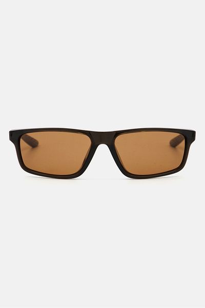Nike Men Cw4656220 Brand Logo Sunglasses, Brown