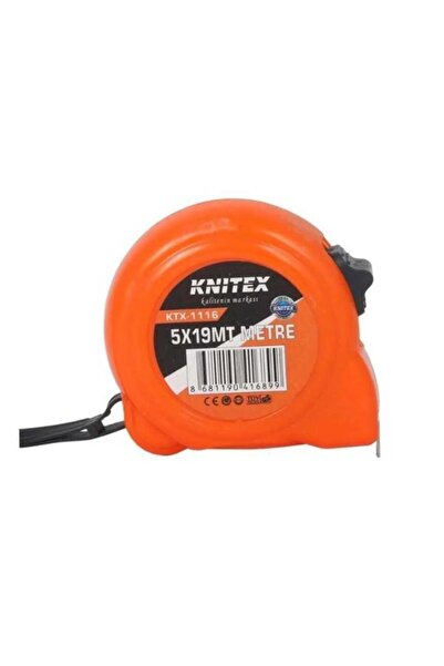 Knitex Turuncu Şerit Metre 5 Mt X 19 Mm Ktx-1116