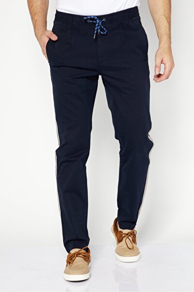 Michael Kors Men Regular Fit Solid Basic Pants, Blue