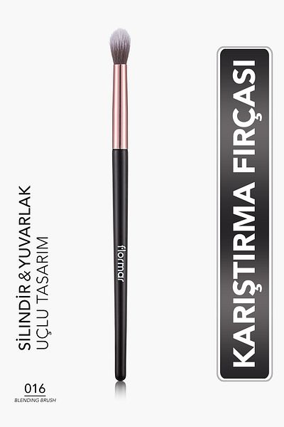 Flormar Round Tip Cylinder Headlight Mixing Brush - Blending Brush - 016 -8690604597819
