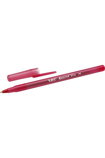 Bic Round Stick Ballpoint Red 1.0mm Pack of 60
