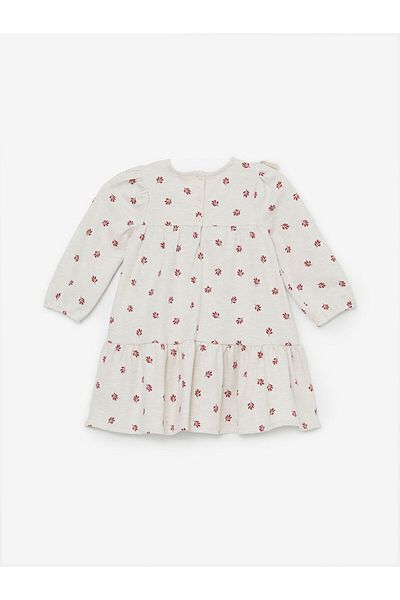 LC Waikiki Lcw Long Sleeve Houndstooth Baby Girl Dress