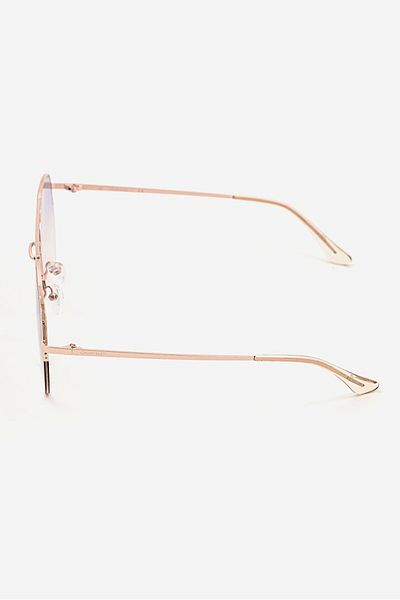 Calvin Klein Women Ck20121s Aviator Fashion Sunglasses, Sky Blue