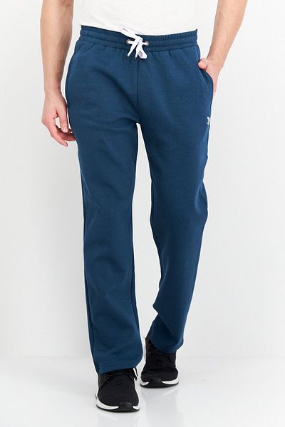 Nordland Men Regular Fit Brand Logo Jogger Pants, Teal Blue