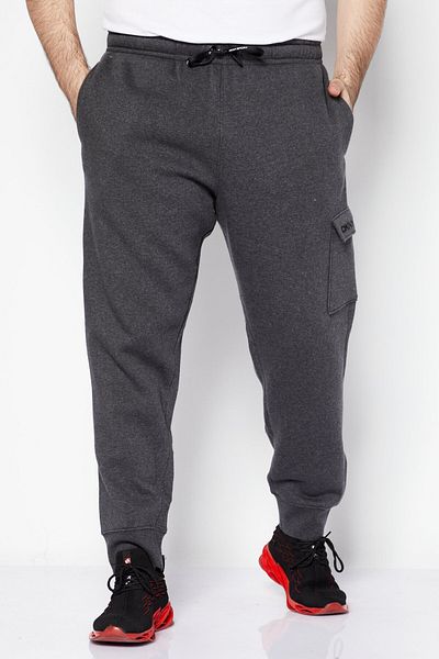 DKNY Sport Men Sportswear Fit Training Pants, Charcoal