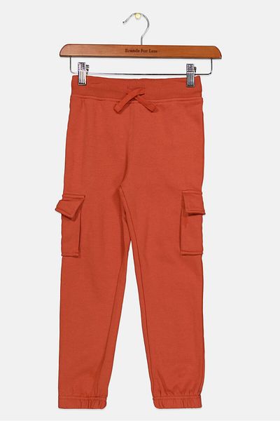 Nautica Kids Girl Plain Pull On Pants, Orange