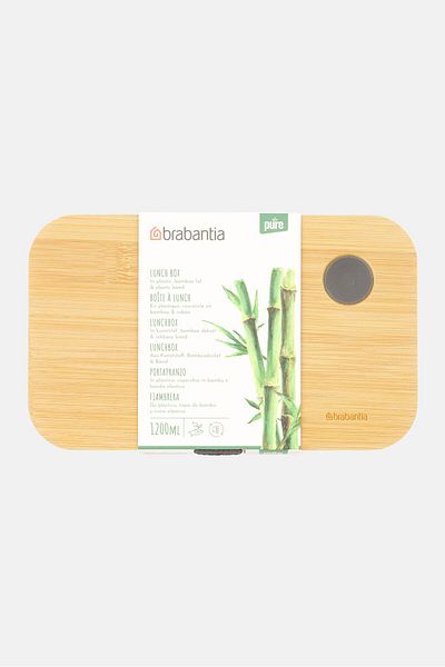 Brabantia Kids Boy Lunch Box With Bamboo Lid, Grey
