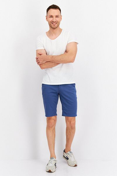 Tommy Hilfiger Men Slim Fit Plain Basic Shorts, Blue