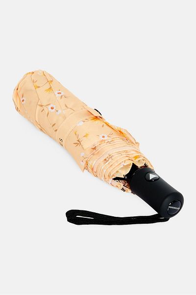 Aerosoles Classic Floral Printed Umbrella, Orange