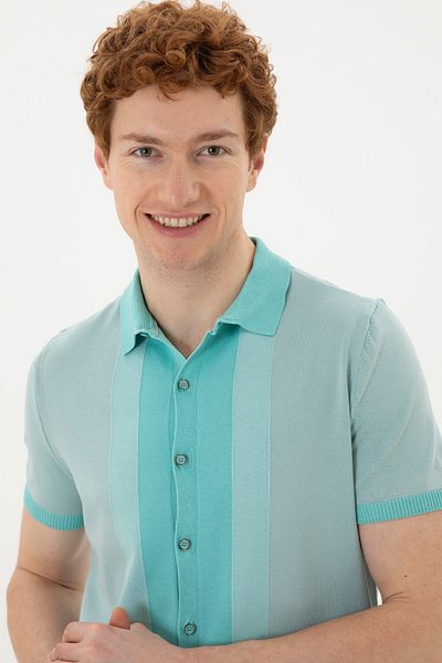 U.S. Polo Assn. Aqua Green мъжки пуловер - 50280456-VR048